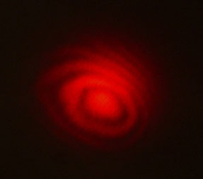 Michelson Interferometer Red Laser Interference Red Laser Interference